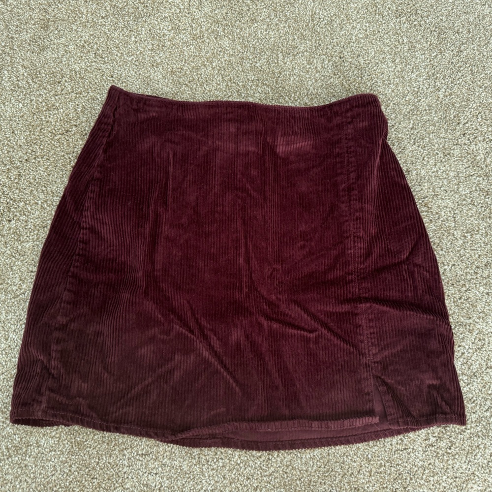 Hollister Burgundy Skirt